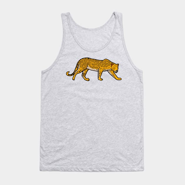 Jaguar Tank Top by Sticker Steve